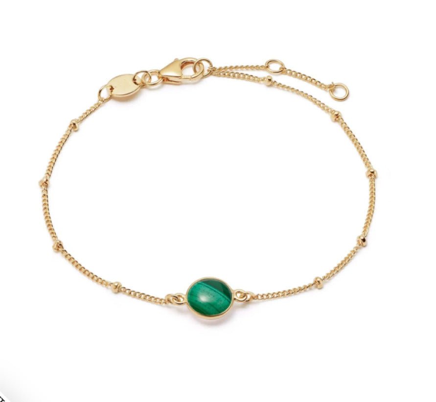 Natural Gemstone Satellite Chain Bracelet - floysun