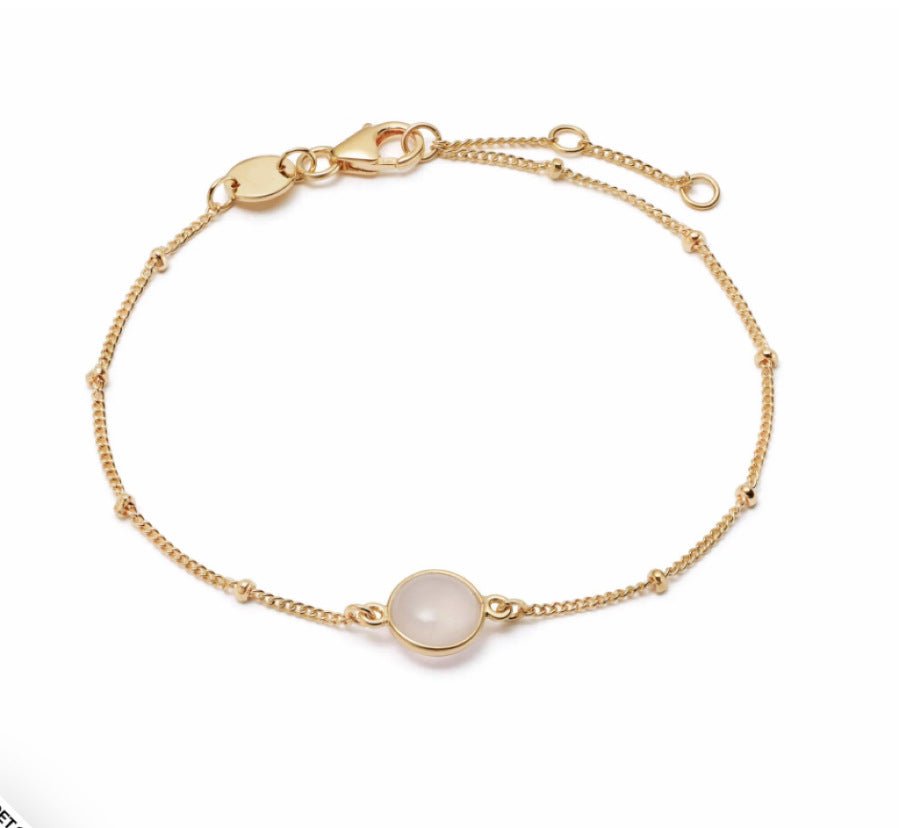 Natural Gemstone Satellite Chain Bracelet - floysun