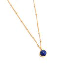 Natural Gemstone Satellite Chain Necklace - floysun