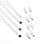 Natural Gemstone Satellite Chain Necklace - floysun
