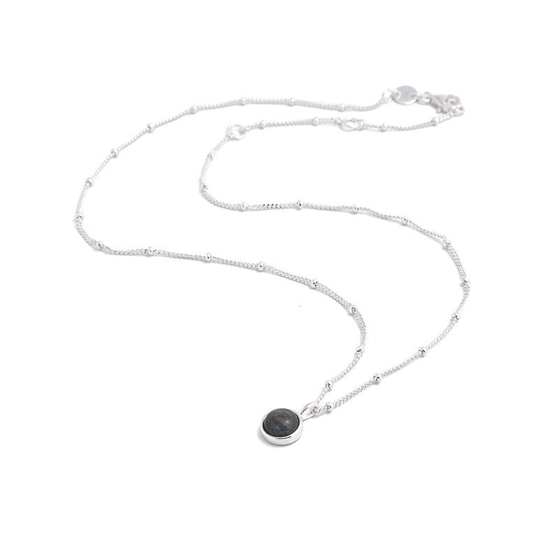 Natural Gemstone Satellite Chain Necklace - floysun