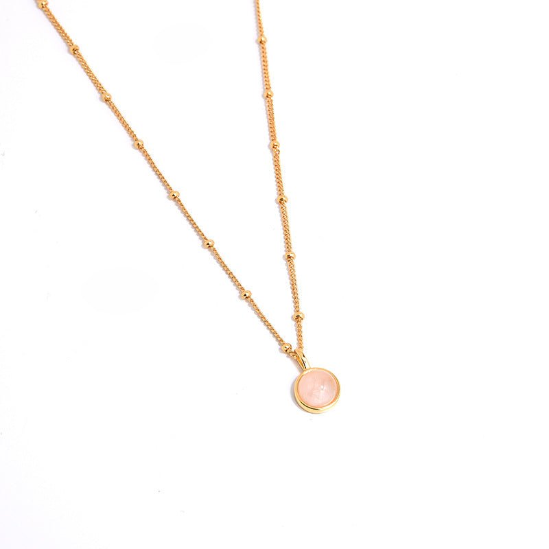 Natural Gemstone Satellite Chain Necklace - floysun