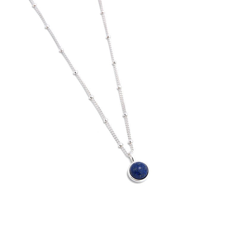 Natural Gemstone Satellite Chain Necklace - floysun