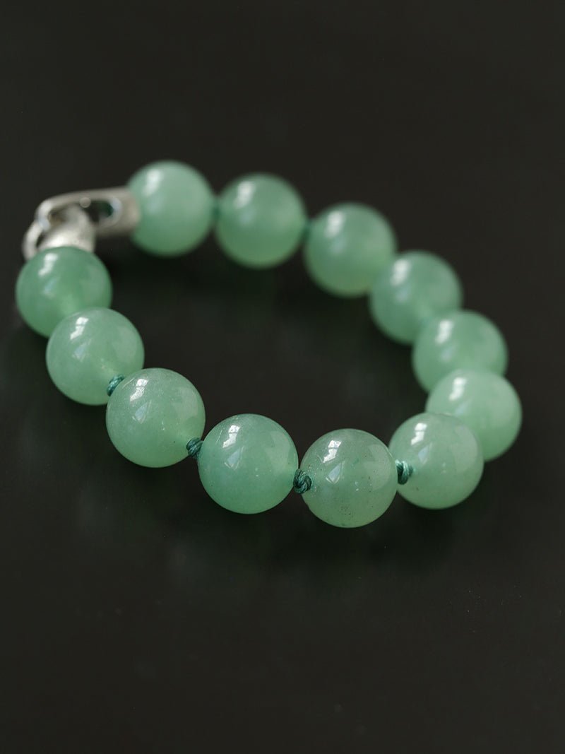 Natural Green Aventurine Beaded Bracelet - floysun