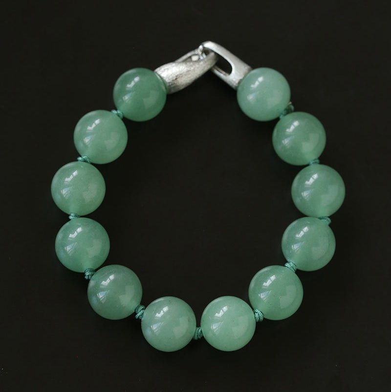 Natural Green Aventurine Beaded Bracelet - floysun