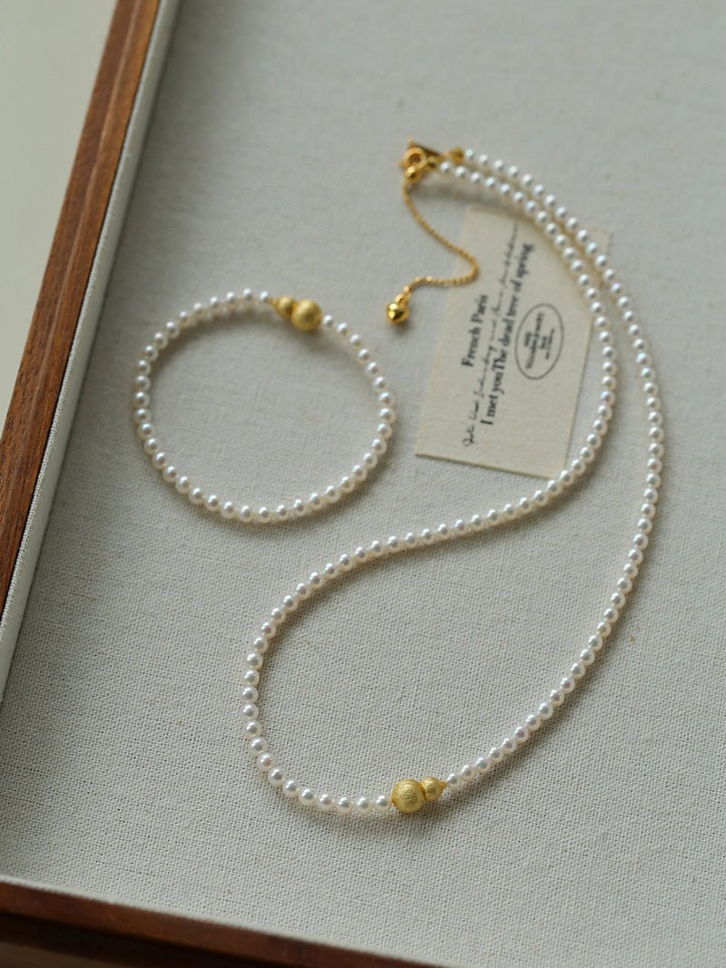 Natural Mini Pearl Gourd Bracelet - floysun