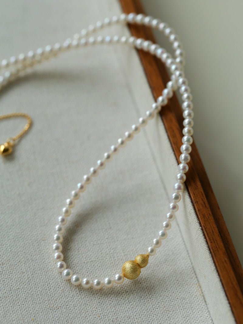 Natural Mini Pearl Gourd Necklace - floysun