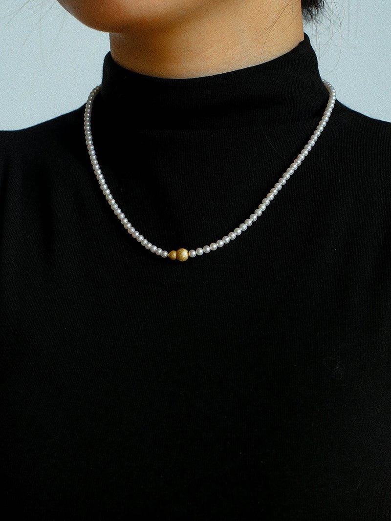 Natural Mini Pearl Gourd Necklace - floysun