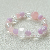 Natural Mixed Crystal Energy Bracelet - Healing Colorful Stone Beaded Jewelry - floysun