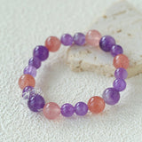 Natural Mixed Crystal Energy Bracelet - Healing Colorful Stone Beaded Jewelry - floysun