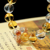 Natural Mixed Crystal Energy Bracelet - Healing Colorful Stone Beaded Jewelry - floysun