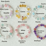 Natural Mixed Crystal Energy Bracelet - Healing Colorful Stone Beaded Jewelry - floysun