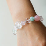 Natural Mixed Crystal Energy Bracelet - Healing Colorful Stone Beaded Jewelry - floysun