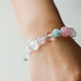 Natural Mixed Crystal Energy Bracelet - Healing Colorful Stone Beaded Jewelry - floysun