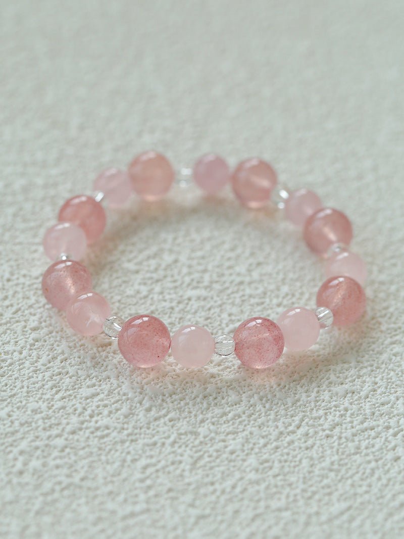 Natural Mixed Crystal Energy Bracelet - Healing Colorful Stone Beaded Jewelry - floysun