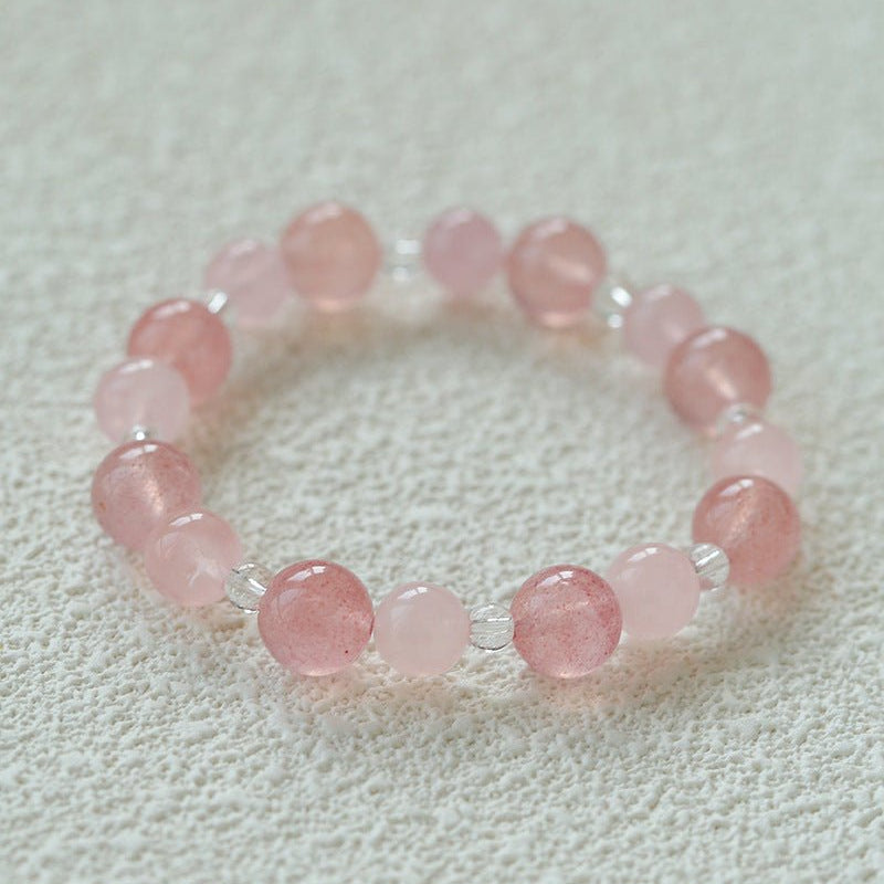 Natural Mixed Crystal Energy Bracelet - Healing Colorful Stone Beaded Jewelry - floysun