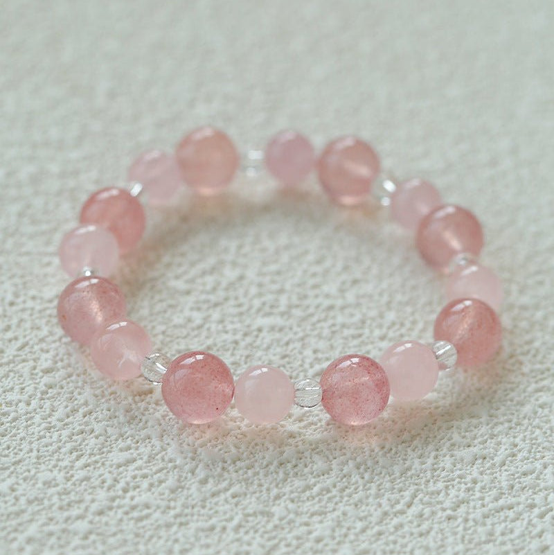 Natural Mixed Crystal Energy Bracelet - Healing Colorful Stone Beaded Jewelry - floysun