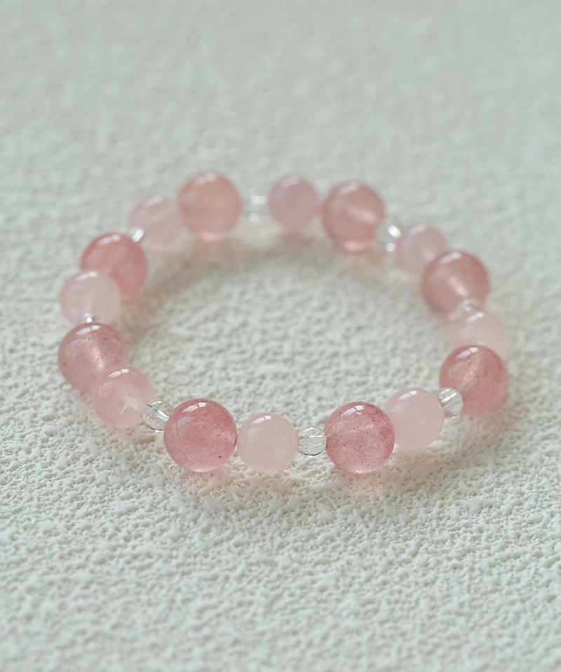 Natural Mixed Crystal Energy Bracelet - Healing Colorful Stone Beaded Jewelry - floysun