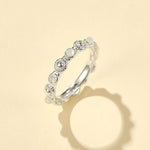 Natural Moonstone Eternity Band Ring - floysun