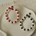 Natural Pearl Knotted Leather Bracelet - floysun