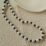 Natural Pearl Knotted Leather Necklace - floysun