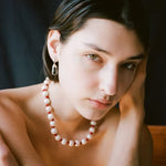 Natural Pearl Knotted Leather Necklace - floysun