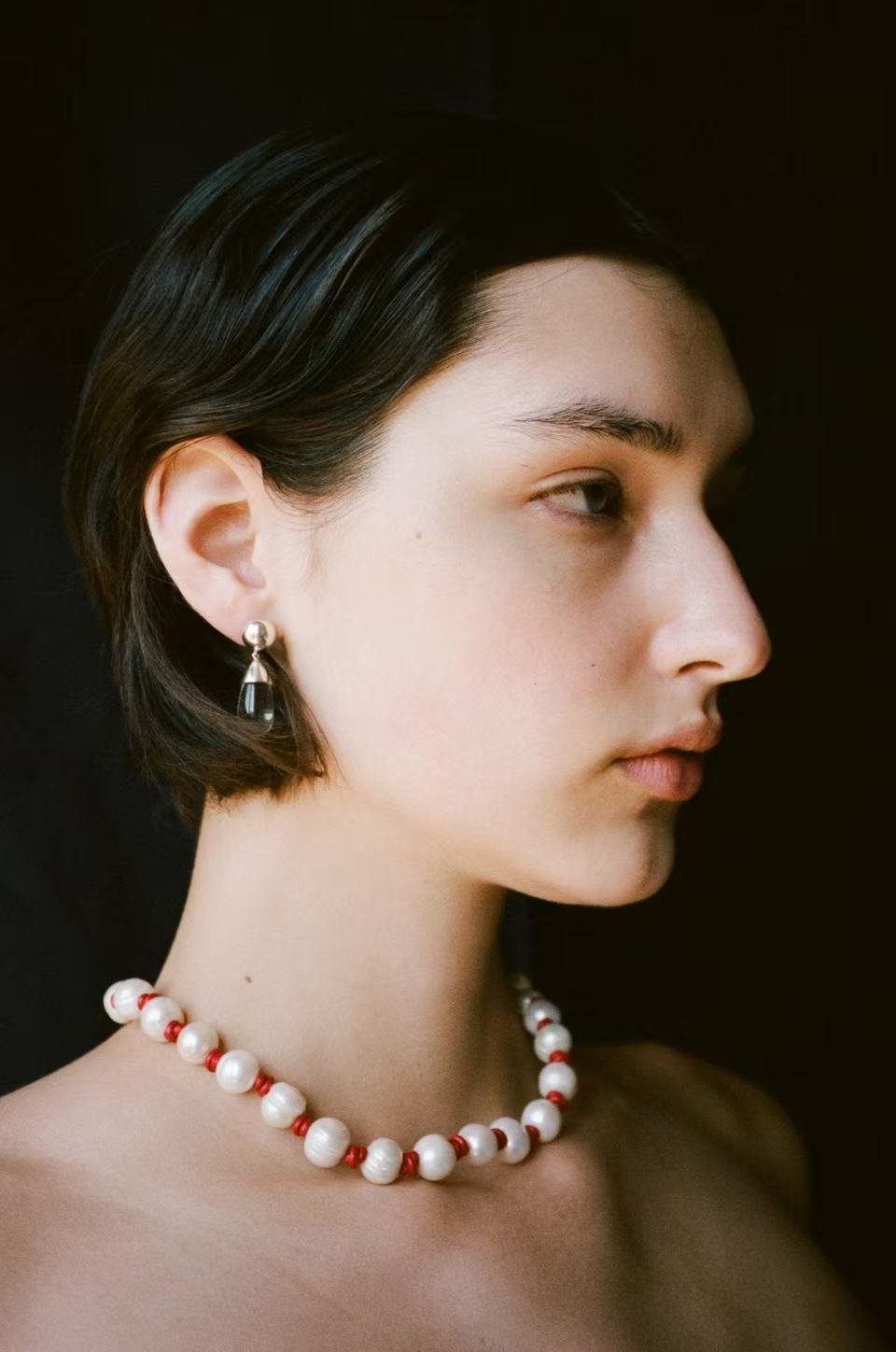 Natural Pearl Knotted Leather Necklace - floysun