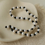 Natural Pearl Knotted Leather Necklace - floysun