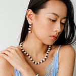 Natural Pearl Knotted Leather Necklace - floysun