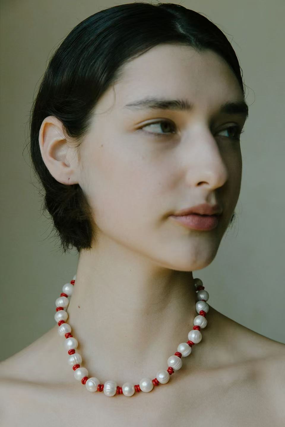 Natural Pearl Knotted Leather Necklace - floysun