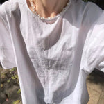 Natural Petal Freshwater Pearl Necklace - floysun