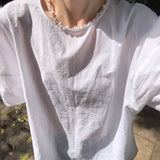 Natural Petal Freshwater Pearl Necklace - floysun