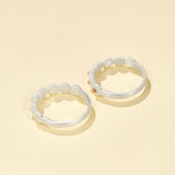 Natural Pink Moonstone Eternity Band Ring - floysun