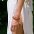 Natural Red Onyx Beaded Bracelet - floysun