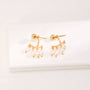 Natural Rice Grain Pearls Earrings - floysun