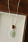 Natural Stone Geometric Layered Pendant Necklace - floysun