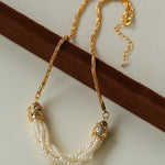 Natural Stone Multi - Layer Twist “Smile” Necklace - floysun