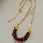 Natural Stone Multi - Layer Twist “Smile” Necklace - floysun