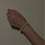 Natural White Crystal Abacus Bead Bracelet - floysun