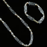 Natural White Crystal Abacus Bead Necklace - floysun