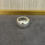 Natural Yellow Jade Smooth Wide Band Ring - floysun