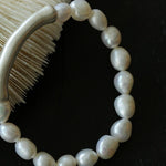 Neutral Chic Bamboo Knot Pearl Bracelet - floysun