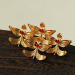 New Chinese Style Magnolia Agate Brooch - floysun