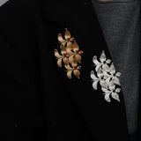 New Chinese Style Magnolia Agate Brooch - floysun