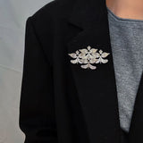 New Chinese Style Magnolia Agate Brooch - floysun