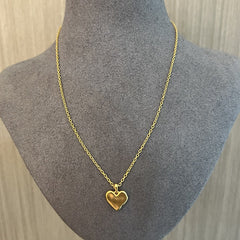 New Heart Series Compass Grass Heart Necklace - floysun