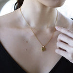 New Heart Series Compass Grass Heart Necklace - floysun