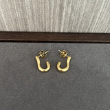 New Heart Series Heart - Shaped Swan Curve Earrings - floysun