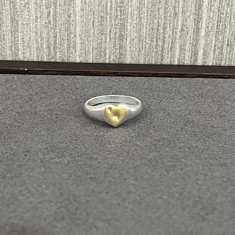 New Heart Series Heart Signet Ring - floysun