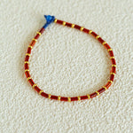 New Year Red Agate Beaded Bracelet - floysun